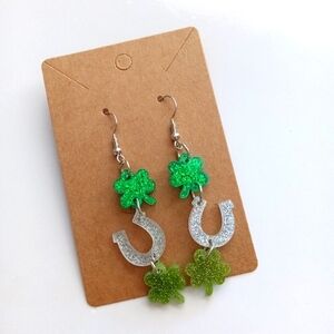 Fashion Jewelry Four Leaf Clover Dangle Earrings